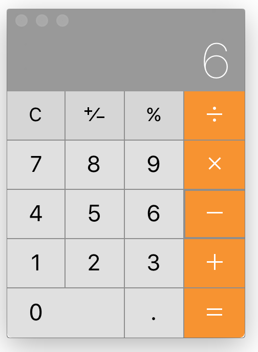 Macintosh Calculator